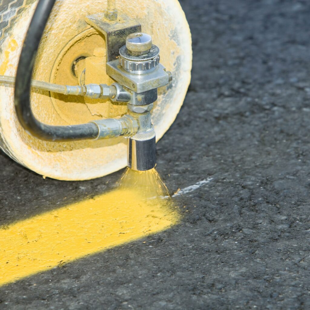 Parking lot striping in Baton Rouge, LA